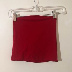 Red brandy Melville tube top